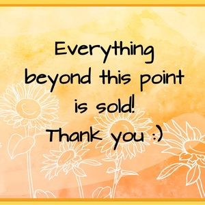 Thank you for shopping with me!